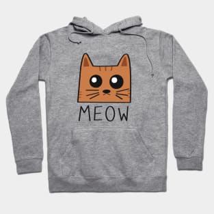 Ginger Cat Meow Hoodie